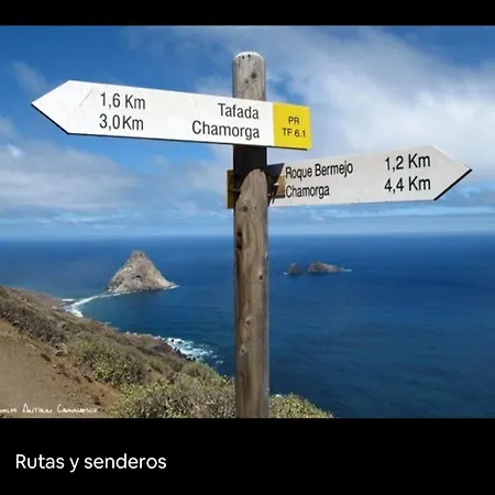 Апартаменты Anaga Playa Benijo 2 Paraiso Rural Trail-beach